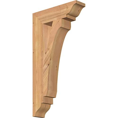 3 1/2"W x 14"D x 26"H Legacy Traditional Smooth Bracket, Western Red Cedar