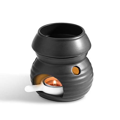 ComSaf Essential Oil Burner Wax Melt Burner with Candle...