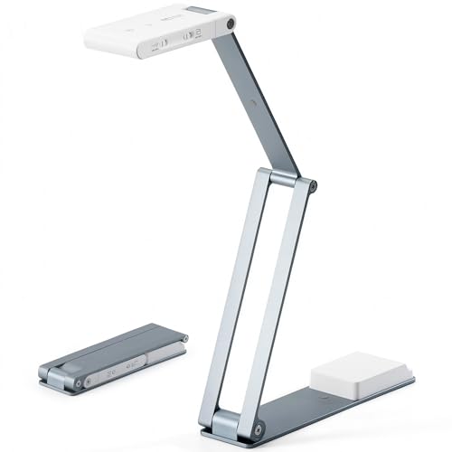 Gtremulent Visualiseur de Documents USB : Caméra Scanner A3 16MP 4K Autofocus avec Micro Rotatif 360°- Cours en Ligne Zoom Meet Skype et Télétravail pour Enseignants Étudiants Professionnels