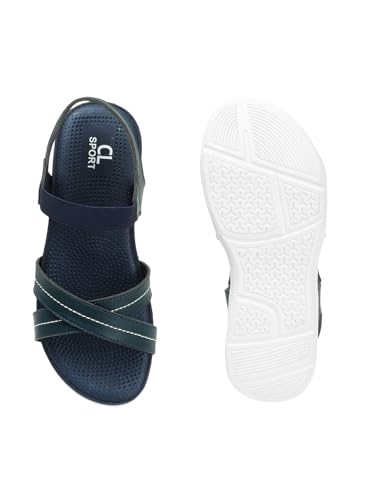 Image of Carlton London women's Cross Strap Adjustable Comfort Sandals