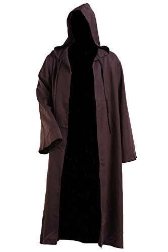 Image of Joyshop Men & Kids Tunic Hooded Robe Halloween Cosplay Costume Robe Cloak Cape