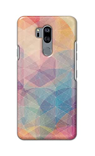 Image of PRINTFIDAA Printed Hard Back Cover Case for LG G7 ThinQ | LG G7 Plus Back Cover (Crumpled Paper Design) -1803