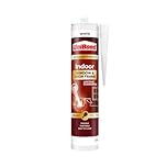 UniBond Indoor Window & Door Frame Sealant, White Acrylic Sealant, Paintable from 1 Hour, 1 x 467g Cartridge