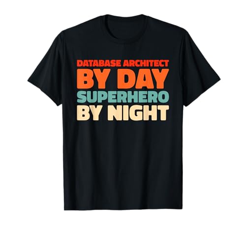 Retro Database Design - Data Vintage Database Architect T-Shirt