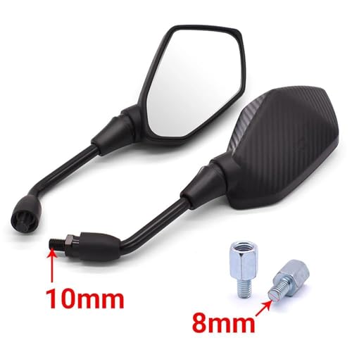 Espejo retrovisor flexible para motocicleta sin puntos ciegos 2