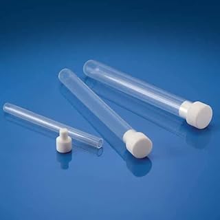 Chemware D1069688 PFA Test Tubes with Caps, 10 mL, 12 x 140 mm; 1/Pk