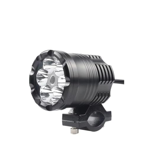 Phare de moto universel LED 60W projecteur pour voyage nocturne et road trip en toute sécurité