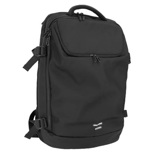 Yoidesu Vacuum Backpack with Air Pump, 35 to 50L Expandable Large Backpack with Detachable Vacuum Compression Bag, Rainproof Travel Backpack with USB Charging Port