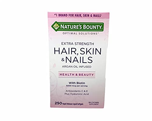 Hair, Skin & Nails Cabelo Pele Unhas 250cps Nature's Bount