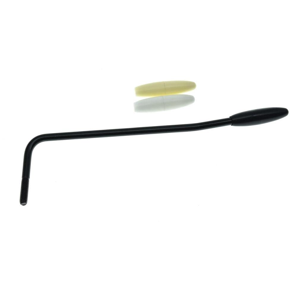 Dopro 4.6mm Stainless Steel American Threading Tremolo Trem Arm Whammy Bar Fits American or Mexican Standard/Vintage Strat Black