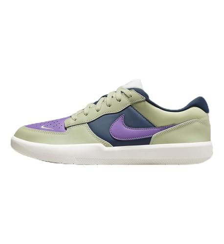 Nike Tênis de Skate Premium SB Force 58 (DV5476-300, Olive Aura/Azul Marinho/Branco Summit) Tamanho 42