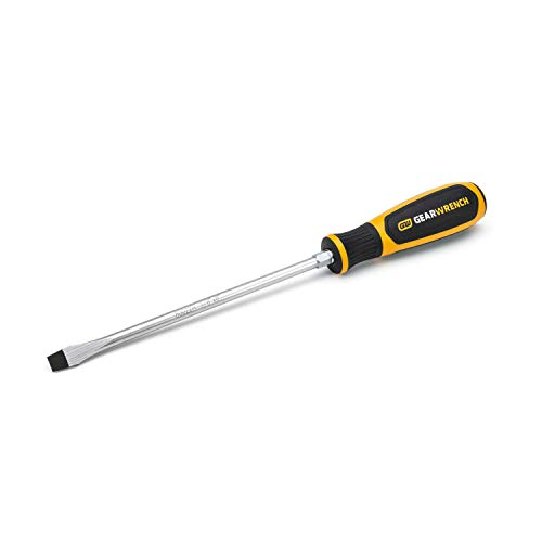 Image of GEARWRENCH 1 /4 inch x 8 inch Slotted Dual Material Screwdriver - 80022H