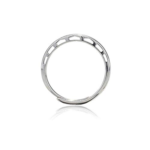 Bague Argent de Mariage pour Couple, le cadeau idéal ajustable