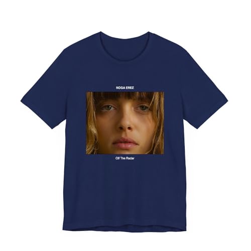 Photo de Noga Erez Off The Radar T-Shirt, Les Fans De Musique Imprimé Léger à Manches Courtes pour Le Quotidien Street,Bleu,XXL