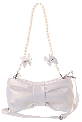 Collier de perles Kawaii-Story LB-6084-3 blanc idéal pour offrir