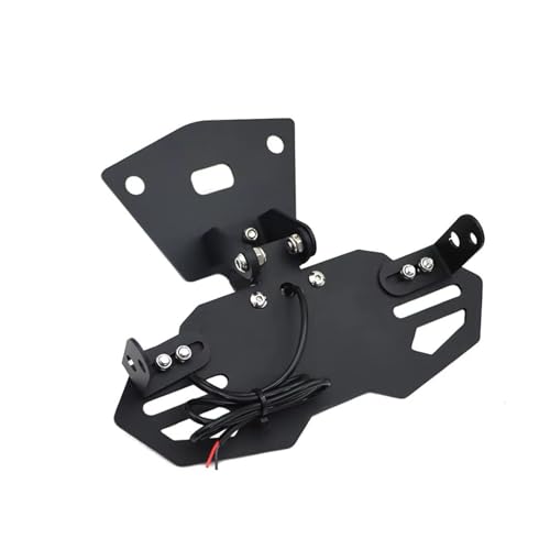 Support plaque d'immatriculation pliable et ajustable pour moto RSV4 - 4