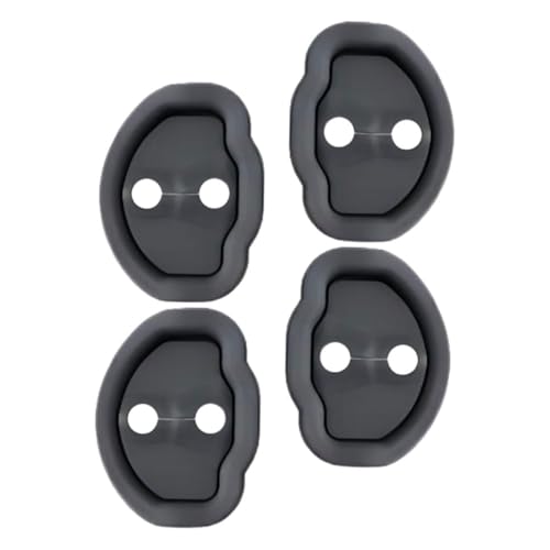 HOLIDYOYO 4pièces Protection De Serrure De Porte De Voiture Silicone Lot de Protection De Loquet De Porte Accessoires De Voiture Anti-Rayures Facile à Installer