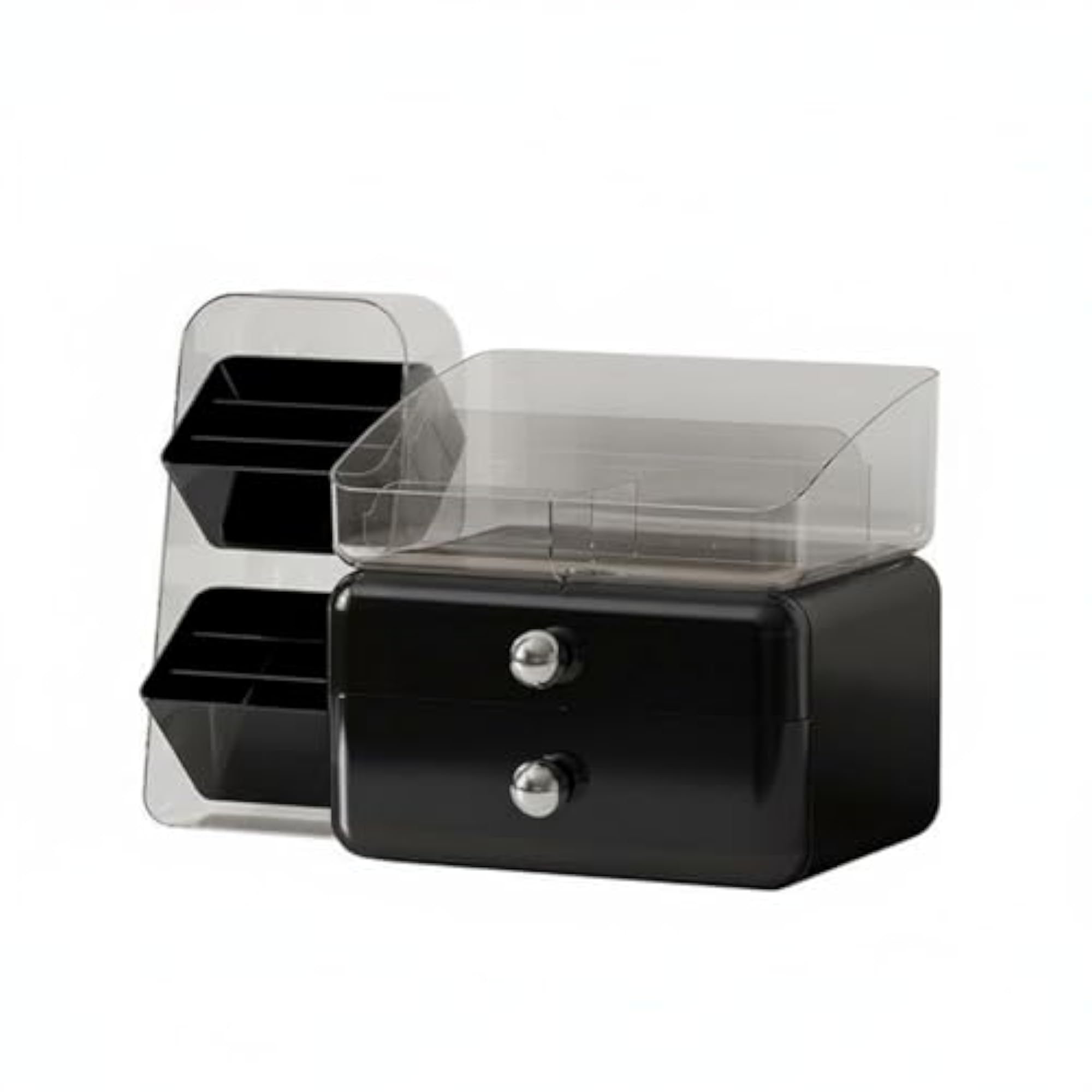 Desktop Cosmetic Organizer with Drawers, Large Capacity