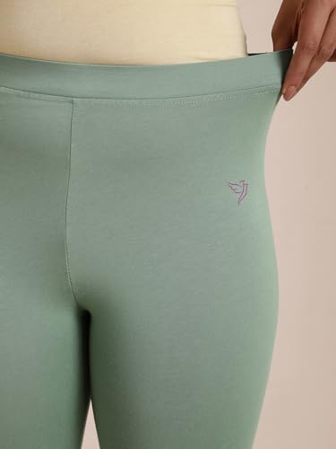 Image of TWIN BIRDS Tailored Cut and Classic Fit Super Stretchable Elastane Fabric Churidar Leggings for Women