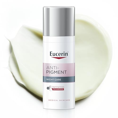 Eucerin Anti-Pigment Night Cream 50ml, Enriched Night Cream to Reduce Appearance of Age Spots, Nourishing Formula with Thiamidol for Treatment of Hyperpigmentation