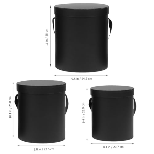 Boîte à fleurs portables et coffrets cylindriques en carton - 2