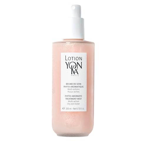 Yonka Lotion PS Hydrating Face Toner (Dry & Sensitive Skin) Daily Face Mist to Refresh and Purify with Quintessence Essential Oils, 6.76 oz