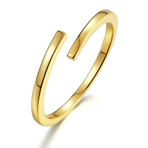 14K Yellow Gold Women's Open Twist Eternity Band | Pavé Wrap Ring Coil Ring