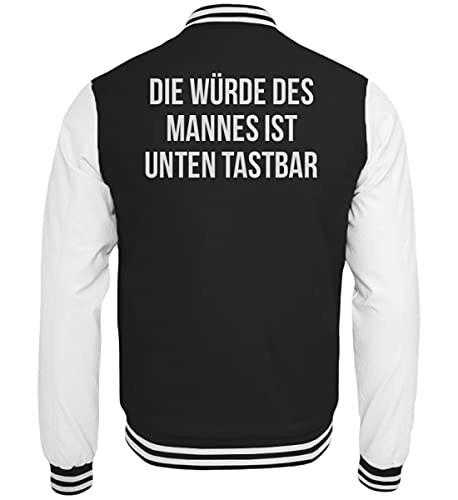 Veste de survêtement College Homme noir taille L look urbain rétro