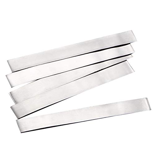 Image of SHONAN Pure Nickel Strip 99.6% Nickel, 2 Inches Nickel Strips, 0.15x6x50mm Soldering Tabs for High Capacity 18650 Lithium Battery Pack, Li-Po, NiMh and NiCd Battery Pack and Spot Welding, 50 Pcs
