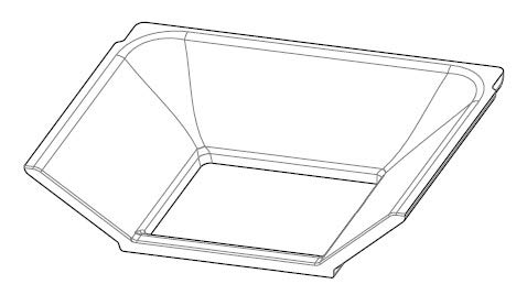  Braciere originale MCZ e RED cod. 41301601200V, per stufe a pellet Aki, Club, Ego, Musa, Star, Suite, Selecta