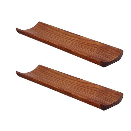 Platos de madera rectangulares para sushi, 2 unidades miniatura 1