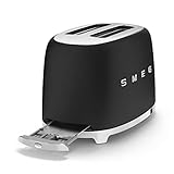 tostadora smeg argentina 100 Smeg Estetica Anni \'50 Tostapane 2 Fette Style Nero Opaco TSF01BLMEU