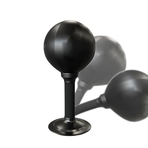 Table Top Boxing Bag - PU Leather Desktop Punching Bag | 13.78x7.09 inches Desktop Boxing Bag | Funny Workout Supplies, Table Top Punching Bag for Walls, Work, Home, Counters