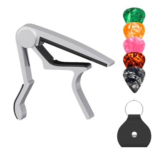 Cejilla de guitarra, Cejilla para guitarra acústica, 6 cuerdas y 12 cuerdas, Cejilla de guitarra con...