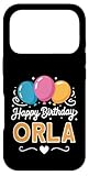 Carcasa para iPhone 17 Pro Feliz cumpleaños Orla