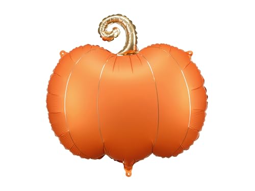 Halloween Pumpkin Foil Balloon PartyDeco 24.4 x 23.2 Inch Pumpkin Balloons for Fall Harvest Thanksgiving-Themed Party Supplies Decorations Halloween Birthday Party