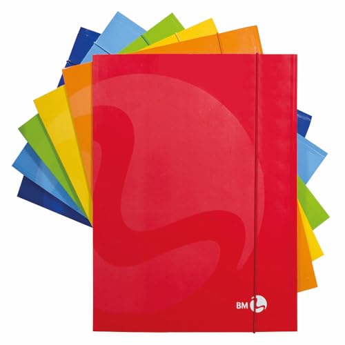 BM BeMore – Cartelline 3 Lembi Con Elastico, 0108968 – Cartellina Formato A4 – Copertina Pesante 700G/Mq –...