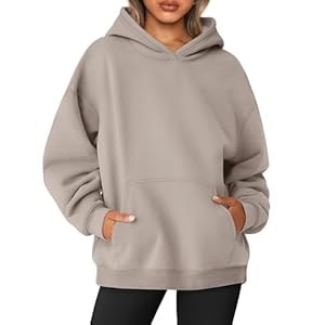 AUTOMET Womens Oversized Sweatshirts Fleece Hoodies Long Sleeve Shirts Pullover Fall Outfits 2025 with Pocket