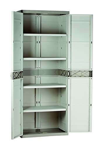 Plastiken M282966 - Armario de Resina con 4 estantes plastek 176 x...