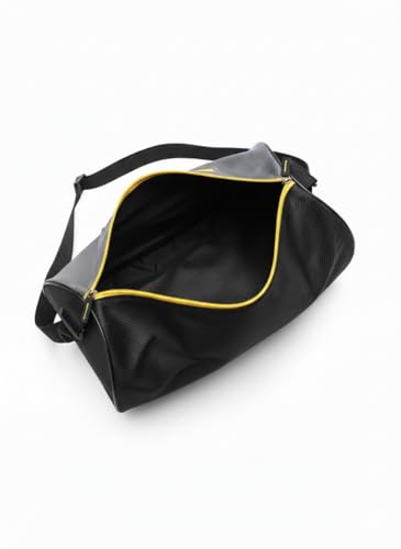 Image of MAYOR Duffle Gym Bag with Side Pocket Sports Bag Travel Bag for Men and Women (Yellow)