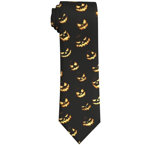 Halloween Pumpkin MenS Tie Funny Casual Neckties For Men Holiday Season Party Gifts