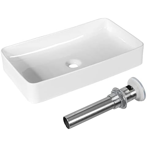 Vasque à Poser COSTWAY en Porcelaine Cover