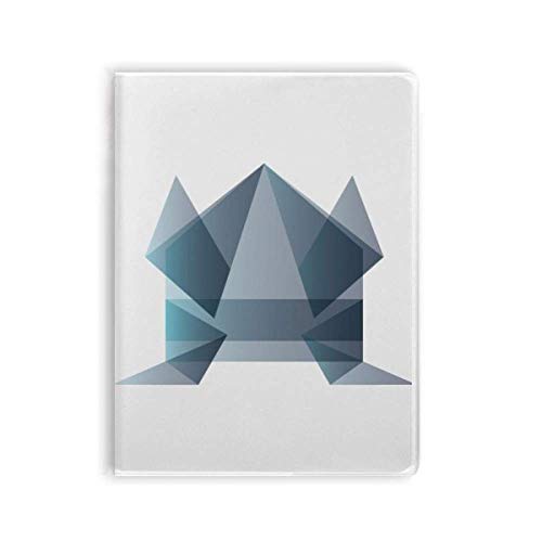 Carnet grenouille origami abstrait avec couverture souple pour journal intime et notes