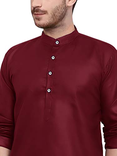 Image of trustous Mens straigth Solid Kurta Pyjama Set Combo in 100% Cotton with 16 Colour Option and Size are XS to 3XL for (Birthday,Wedding, Ceremony, Casual, Engagement)