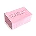 RXBC2011 Thankfully Pink Business Appreciation Card Thank you for supporting small business 2x3.5 Inch Pack of 100