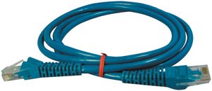 Snagless CAT-5 5E Patch Cables 5-ft Blue CAT-5E Patch Cable