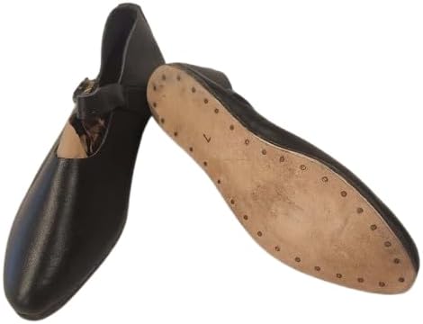 Historical Reproduction Leather Buckled Shoes re-enactment – FKA EXPORT