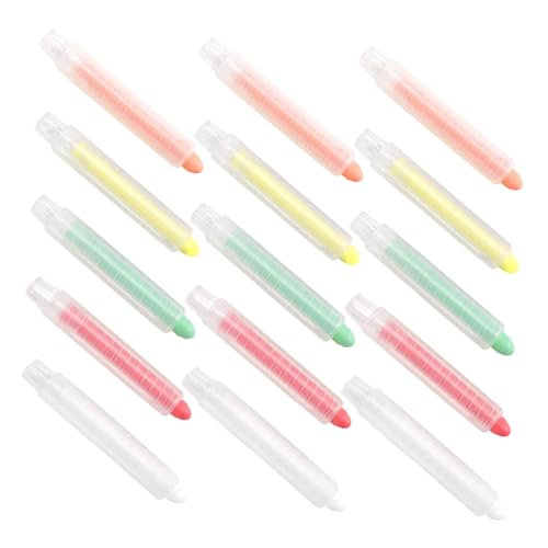 Operitacx 3 Pack Water-soluble Dust- Chalks Solid Chalks for Boys and Girls Adults Erasable for Art Drawing