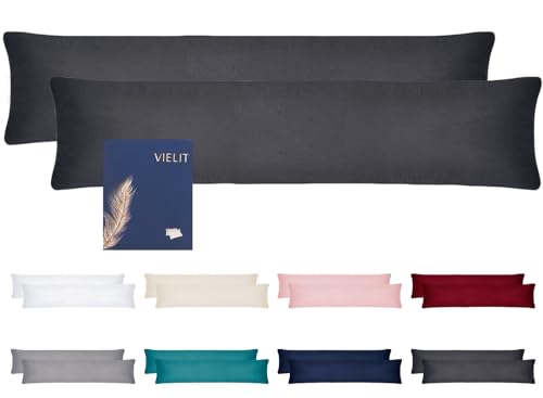 2x Kissenbezüge 40x145 Cm Von Marie's Home - Ultraweich & Bügelfrei