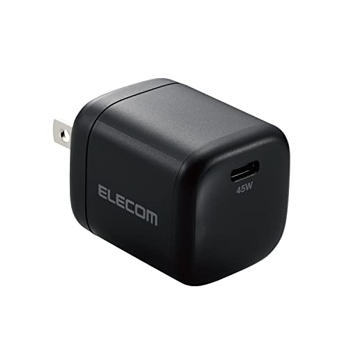 Amazon | エレコム USB-C 充電器 USB PD対応 45W Type-C×1 小型